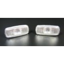 Čir&eacute; bočn&iacute; blikače Audi A4 B5 99-00 &ndash; b&iacute;l&eacute;