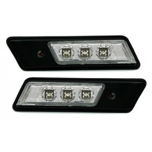 Čir&eacute; bočn&iacute; blikače BMW E36 90-96 &ndash; LED, čern&eacute;