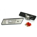 Čir&eacute; bočn&iacute; blikače BMW E36 90-96 &ndash; chrom/stř&iacute;brn&eacute;