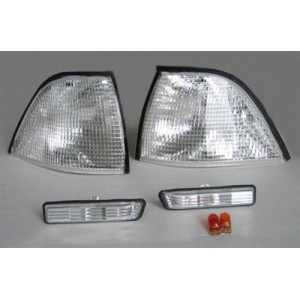 Set blikačů BMW E36 Coup&eacute;+Cabrio 96&ndash; _ stř&iacute;brn&eacute;