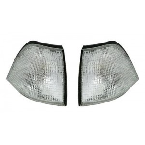 Předn&iacute; čir&eacute; blikače BMW E36 Coup&eacute;+Cabrio 92-99 &ndash; b&iacute;l&eacute;