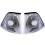 Čiré blikače BMW E36 Lim.+Touring 90-98 – chrom