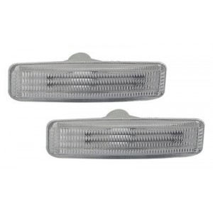 Čir&eacute; bočn&iacute; blikače BMW E39 95-03 &ndash; b&iacute;l&eacute;