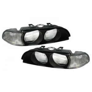 Čir&eacute; blikače+skla světel BMW E39 95-03 &ndash; b&iacute;l&eacute;