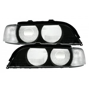 Čir&eacute; blikače+skla světel BMW E39 95-00 &ndash; XENON, b&iacute;l&eacute;
