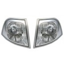 Přední čiré blikače Fiat Punto 1 93-99 – chrom