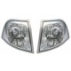 Přední čiré blikače Fiat Punto 1 93-99 – chrom