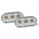 Čir&eacute; bočn&iacute; blikače Ford Focus MK2 04-07 &ndash; LED, chrom