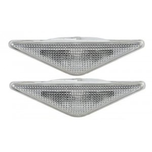 Čir&eacute; bočn&iacute; blikače Ford Focus MK1 98-01 &ndash; b&iacute;l&eacute;
