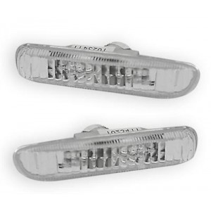 Čir&eacute; bočn&iacute; blikače BMW E46 98-01 &ndash; stř&iacute;brn&eacute;