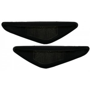 Čir&eacute; bočn&iacute; blikače BMW E46 Coup&eacute;+Cabrio 03-06 - čern&eacute;