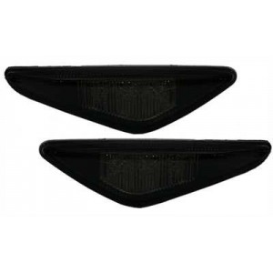 Čir&eacute; bočn&iacute; blikače BMW E46 Coup&eacute;+Cabrio 03-06 &ndash; LED, čern&eacute;