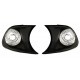 Čiré blikače BMW E46 Coupé+Cabrio 99-01 – černé