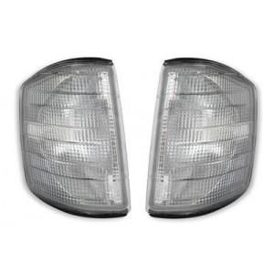 Čir&eacute; blikače Mercedes Benz W201 190E 83-93 &ndash; stř&iacute;brn&eacute;