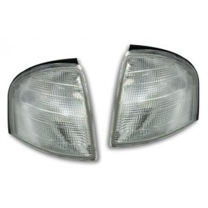 Čir&eacute; blikače Mercedes Benz W202 C-tř. 93-00 &ndash; b&iacute;l&eacute;