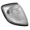 Čiré blikače Mercedes Benz W140 95-98 – chrom