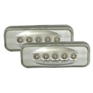Čir&eacute; bočn&iacute; blikače Opel Omega B 94-03 &ndash; LED, chrom
