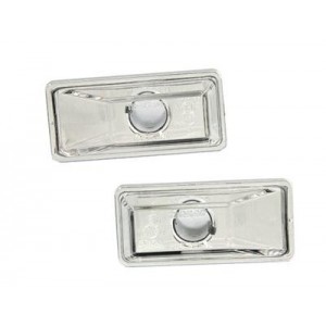 Čir&eacute; bočn&iacute; blikače Peugeot 406 &ndash; chrom