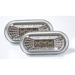 Čir&eacute; bočn&iacute; blikače Renault Traffic 2 7/01- _ LED, chrom