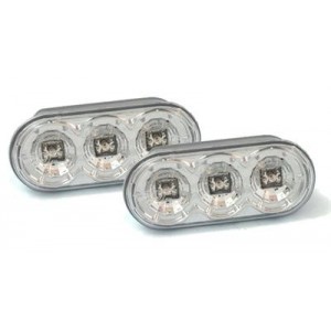 Čir&eacute; bočn&iacute; blikače Seat Cordoba 93-99 &ndash; LED, chrom
