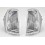 Čiré blikače VW Polo 3 86C 81-94 – stříbrné