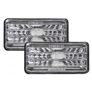 Čir&eacute; bočn&iacute; blikače VW Vento 91-95 &ndash; stř&iacute;brn&eacute;