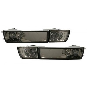 Blikače+mlhov&aacute; světla VW Vento 92-98 &ndash; čern&yacute; chrom