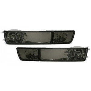 Blikače+atrapa mlhovek VW Vento 92-98 &ndash; čern&yacute; chrom