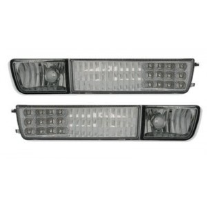 LED blikače+mlhov&aacute; světla VW Vento 92-98 &ndash; chrom