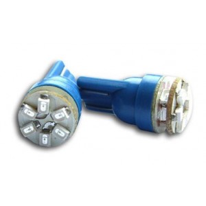 LED ž&aacute;rovky SMD T10 12V - modr&eacute;