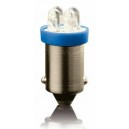 LED ž&aacute;rovka BA9S 12V 4W 4LED &ndash; modr&aacute;