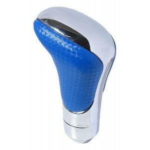 Hlavice řadic&iacute; p&aacute;ky &ndash; modr&aacute;/chrom