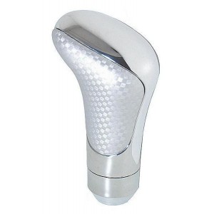 Hlavice řadic&iacute; p&aacute;ky &ndash; stř&iacute;brn&aacute;/chrom