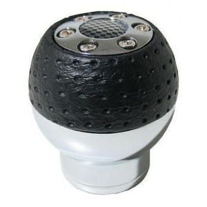 Hlavice řadic&iacute; p&aacute;ky &ndash; čern&aacute;/chrom