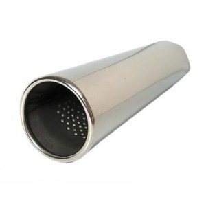 Koncovka v&yacute;fuku 76mm - chrom