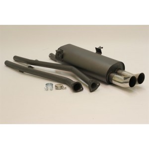 Sportovní výfuk BMW E30 82-93 4V, koncovka DTM 2x76mm