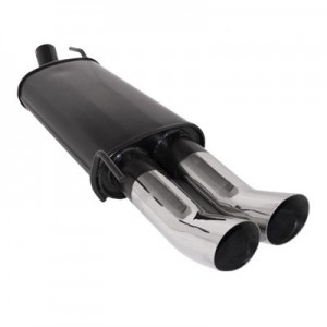 Sportovní výfuk BMW E36 91-98 V6, koncovka DTM 2x76mm