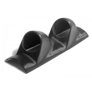 Drž&aacute;k 2x př&iacute;stroj  na sloupek čern&yacute;