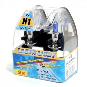 Ž&aacute;rovka H1 12V 55W WHITE LASER 2ks