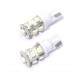 Žárovka 9 SUPER LED 12V  T10  bílá 2ks