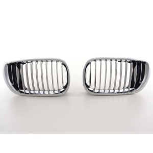 Maska BMW 3er E46 Lim. 02-05 - chrom/čern&aacute;