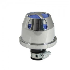 Filtr oddechu motoru &ndash; chrom &ndash; 12mm