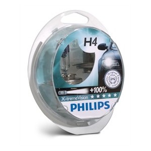 Ž&aacute;rovky Philips H4 X-treme Vision +100% 12V 60/55W