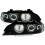 Přední čirá světla BMW E39 95-00 – CCFL, černá