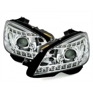 Předn&iacute; čir&aacute; světla Mercedes Benz W204 C-tř. 07-12 &ndash; chrom