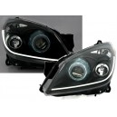 Přední čirá světla Opel Astra H 04-09 – CCFL, černá