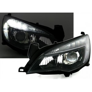 Předn&iacute; světla Opel Astra J 09- s denn&iacute;m sv&iacute;cen&iacute;m &ndash; čern&aacute;