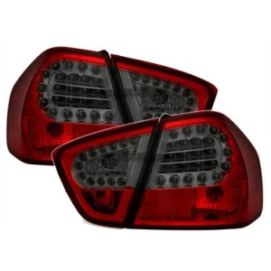 Zadn&iacute; čir&aacute; světla BMW E90 3er Lim. 05-08 &ndash; LED, červen&aacute;/kouřov&aacute;