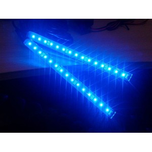 LED p&aacute;sky 15cm modr&eacute;