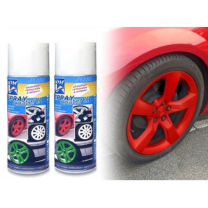 Barva na alu kola 2x 400 ml /červen&aacute;